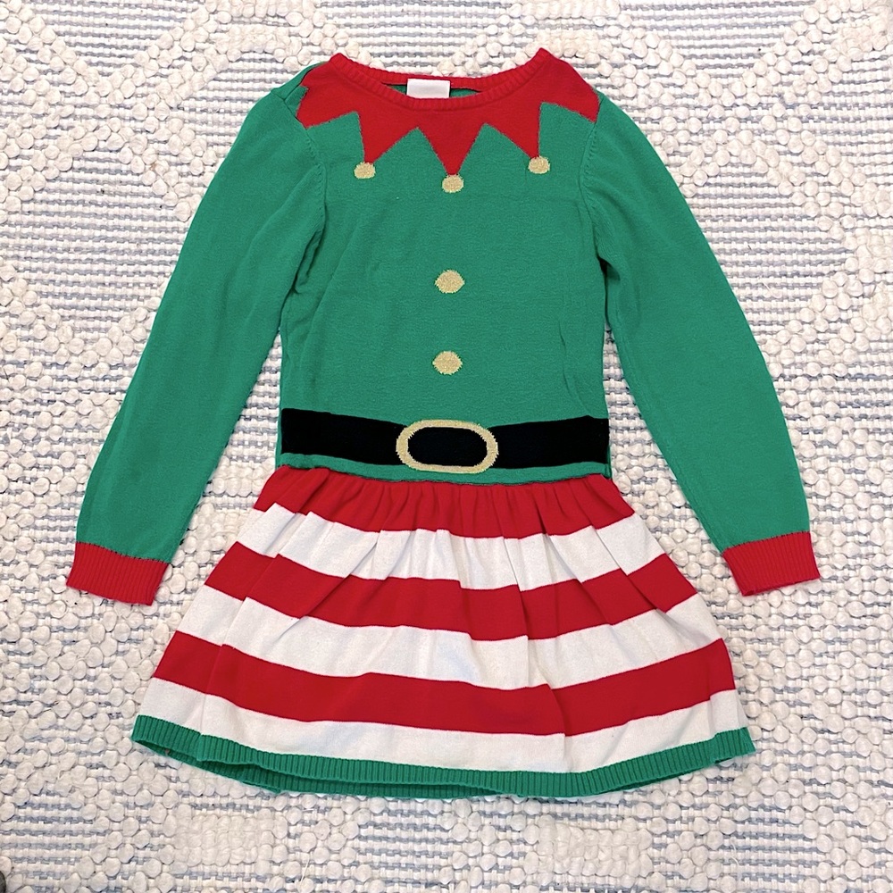 Holiday sweater dress